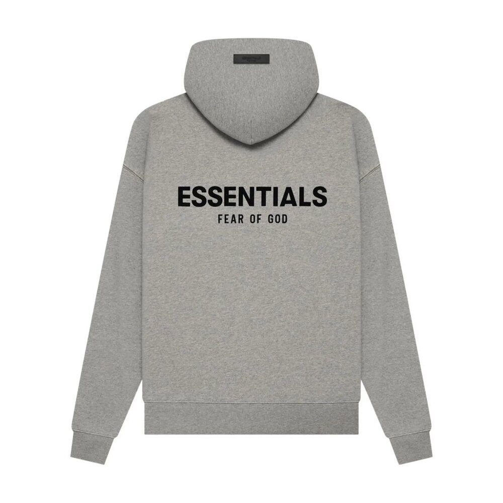 Fear of God Essentials Hoodie Grey Dark Oatmeal Size XL